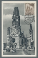 Berlin: 1953, "4 Pfg. Gedächtniskirche" Auf Bild- Und Motivgleicher Maximumkarte In Sehr Guter Erhal - Andere & Zonder Classificatie