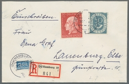 Bundesrepublik Deutschland: 1951, "50 Pfg. Posthorn Ungezähnt", Allseits Vollrandiger Wert Mit Zusat - Otros & Sin Clasificación