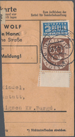 Bundesrepublik Deutschland: 1951, 60 Pfg. Posthorn Vom Unterrrand Mit Formnummer "2c" Auf Paketkarte - Altri & Non Classificati