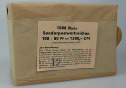 Bundesrepublik Deutschland: 1991, Lilienthal-Block, 1000 Postfrische Exemplare Im Original-Postpaket - Other & Unclassified