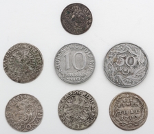 Altdeutschland Und RDR Bis 1800: 1655-1938, Partie Von 5 Silberkleinmünzen Von Diversen Altdeutschen - Autres & Non Classés