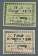 Deutschland - Notgeld - Hamburg: ALTONA - Zwei Kassenfrische "Kleingeld-Ersatz"-Scheine Der Firma Hi - [11] Emissions Locales