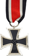 Orden & Ehrenzeichen: 3.REICH; 1939-1945, "Eisernes Kreuz" 2.Klasse Aus Versilbertem Eisen In Sehr G - Sonstige & Ohne Zuordnung