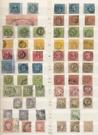 Bayern - Marken Und Briefe: 1850-1900, Bestand Von 128 Marken Ex Mi.Nr. 2 Bis Mi.Nr. 64 Auf Stecksei - Sonstige & Ohne Zuordnung