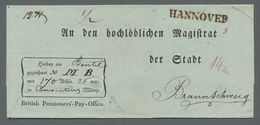 Hannover - Vorphilatelie: 1773-1858, Hochinteressante Sammlung Von 38 Vorphila- Bzw. Markenlosen Bri - Prephilately