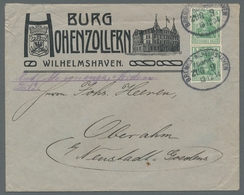 Deutsches Reich: 1874-1942, Bestand Von über 70 Belegen Mit U.a. 4 Wertbriefen Mit Krone/Adler-Frank - Sammlungen