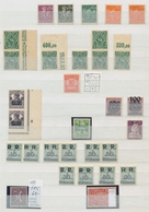 Deutsches Reich - Inflation: 1920-23, Partie Abarten Und Besonderheiten Ex Mi.Nr. 119 K Bis Mi.Nr. 3 - Briefe U. Dokumente