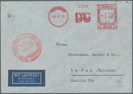 Deutsches Reich - 3. Reich: 1934-1938, Partie Von 13 Luftpostbelegen Welche Alle Nach La Paz/Bolivie - Other & Unclassified