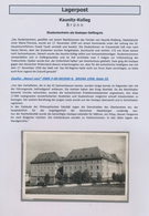 KZ-Post: 1939/1941, Internierungslager KAUNITZ - BRÜNN: Sammlung Und Dokumentation über Das Gestapo- - Brieven En Documenten