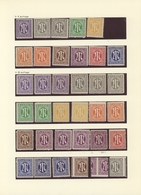 Bizone: 1945/1946, AM-POST, Spezialsammlung Von über 250 Marken Aller 3 Drucke, Dabei Farben, Zähnun - Other & Unclassified