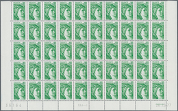 Frankreich: 1977, Definitives "Sabine De Gandon", MISSING PHOSPHOR (BRILLIANT GUM), 0.80fr. Bright G - Andere & Zonder Classificatie