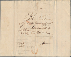 Großbritannien - Vorphilatelie: 1766/1787 (Ca.), Lot Of Apprx. 90 Letters To Madeira, Some With Bish - ...-1840 Préphilatélie