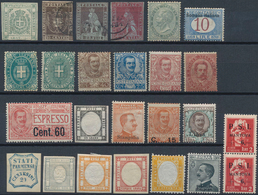 Italien: 1852-1980, Stock Of Classic Issues Italy States To Modern Issues With Scarce Varieties, Min - Non Classificati