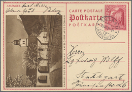 Liechtenstein - Ganzsachen: 1921/1970 (ca.), Schöne Partie Von Ca. 150 Ganzsachenkarten, Dabei Frühe - Stamped Stationery