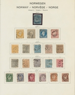 Norwegen: 1855-1976, Over Large Stretches Complete, Mostly Cancelled Collection Norway With A Nice C - Oblitérés