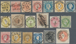 Österreich - Stempel: 1850/1898, Sehr Attraktive Sammlung Mit Ca.50 Ausgewählten Stempeln. Dabei Mar - Machines à Affranchir (EMA)