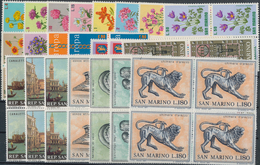 San Marino: 1971, Sets Per 800 MNH. Four Year Sets Are Sorted On One One Stockcard. We Could Not Che - Ongebruikt