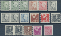 Schweden: 1951, Complete Year Sets Per 200 MNH, Michel 2720,- € - Andere & Zonder Classificatie