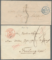 Schweiz - Vorphilatelie: 1835-1863, Partie Von 23 Vorphila- Bzw. Markenlosen Briefen Von Diversen Or - ...-1845 Voorlopers