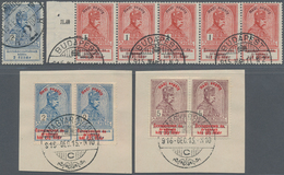 Ungarn: 1913-15 Group Of 26 Used Stamps (1k.-5k.) Of The Various 'Flood Relief' And 'War Fund' Issue - Storia Postale