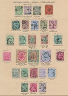Asien: 1855-1927, Ungebrauchte Und Gestempelte Sammlung In Einem Alten Vordruckalbum Mit U.a. Ceylon - Sonstige - Asien