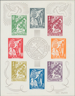 Portugiesische Kolonien: 1951, Holy Year, Omnibus Issues Souvenir Sheets Michel No. 1 And 2, Four Co - Autres & Non Classés