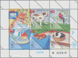 Israel: 1996/1998, Accumulation With Mainly MNH Stamps, Souvenir Sheets And Booklets, Some First Day - Oblitérés (avec Tabs)