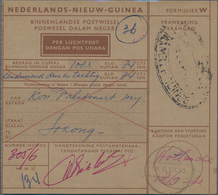 Niederländisch-Neuguinea: 1962, 14 Postal Money Orders Including Two With Meter Marks And One Postag - Nouvelle Guinée Néerlandaise