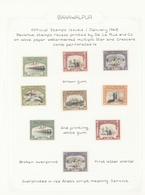 Pakistan - Bahawalpur: 1945-1949: Collection Of Mint And Used Stamps (more Than 300 In Total), From - Pakistán