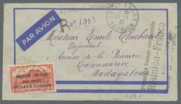 Reunion: 1917-75, Reichhaltige Sammlung Von 100 Briefen Und Karten Im Briefealbum, überwiegend Luftp - Other & Unclassified