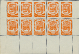 SCADTA - Ausgaben Für Kolumbien: 1923, SERVICIO POSTAL AEREO DE COLOMBIA 60c. Orange-red In An Inves - Colombie