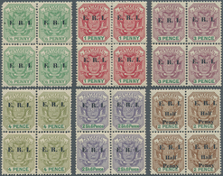 Transvaal: 1900/1901, Coat Of Arms With Overprints Incl. ‚V.R.I.‘ Part Set Of Nine ½d. To 2s.6d., ‚E - Transvaal (1870-1909)
