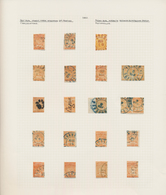 Venezuela: 1861, Collection Of 53 Examples Of 1/2 R., 2 Nd Printing On Pages. 13 Pieces Including On - Venezuela
