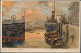 Ansichtskarten: Hamburg: 1897/1910 (ca.), Partie Von Ca. 38 Colorkarten, Meist Aus Hamburg, Teils Mi - Andere & Zonder Classificatie