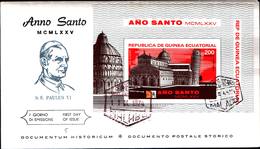 12942a)F.D.C.VATICANO Serie Completa   Anno Santo Viaggio In Guinea  21-3-50 - FDC