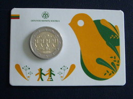 Lituanie Coin Card 2€ 2018 Song And Dance Celebration - Lithuania