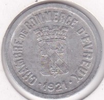 27. Eure. Evreux. Chambre De Commerce. 25 Centimes 1921, En Aluminium - Noodgeld