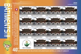 Djibouti 2019, Chinese Buildings, Temples IX, 15val - Buddhism