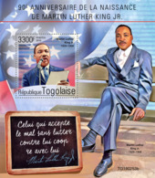 TOGO 2019 MNH Dr. Martin Luther King Jr. S/S - OFFICIAL ISSUE - DH1931 - Martin Luther King