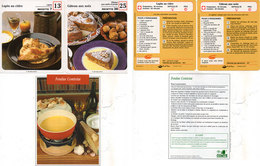 3 Fiches - Gateau Aux Noix - Lapin Au Cidre - Fondue Comtoise  (115927) - Cooking Recipes