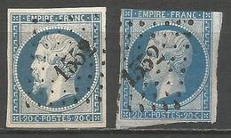 FRANCE - Oblitération Petits Chiffres LP 1552 L'ISLE-SUR-LA-SORGUE (Vaucluse) - 1849-1876: Periodo Classico