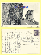 Delcampe - CPA  DOUANE ITALIENNE FRANCAISE - VINTIMILLE GRIMALDI 1938 - Zoll