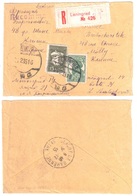 LENINGRAD Lettre Recommandée 1935 Dest France Arrivée Clichy La Garenne 30 12 1935 Registred Letter Eingeschriben Brief - Brieven En Documenten