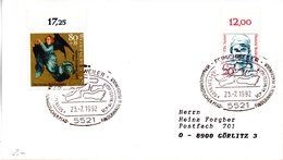 (FC-6) BRD Sonderstempel-Beleg "GRENZENLOS - VCP BUNDESLAGER" MiF BRD Mi 1365+1580 SST 23.7.1992 FERSCHWEILER - Cartas