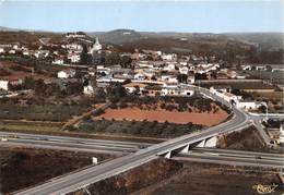 38-CHANAS- L'AUTOROUTE- VUE AERIENNE D'ENSEMBLE - Chanas