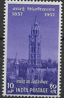 INDIA 1957 Centenary Of Indian Universities - 10np Bombay University MNH - Ungebraucht