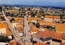 38-LES-ABRETS- VUE AERIENNE CENTRE VILLE - Les Abrets