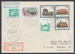 Mi- Nr. U1, R- Luftpost Mit Pass. Zusatzfr. "Krölpa", 30.7.90 - Briefomslagen - Gebruikt
