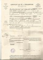 Certificat De Vie-procuration, Mairie De POITIERS , Vienne , 1939 , 2 Scans, Frais Fr 1.75 E - Ohne Zuordnung