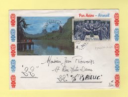 Poste Navale - Batiment Base Maurienne - 5-12-1967 - Tahiti Polynesie - Scheepspost